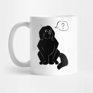 Newfie is puzzled Mug